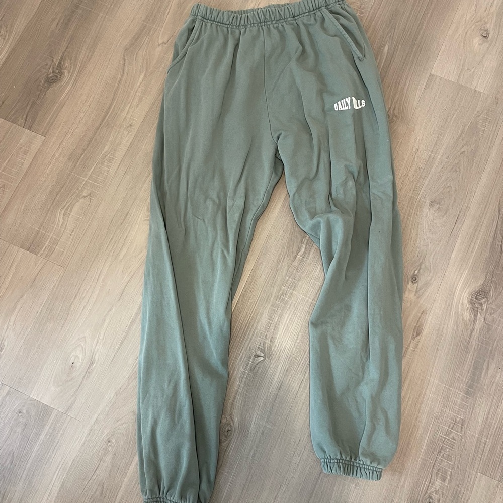 Daily Drills Sage Green Joggers
